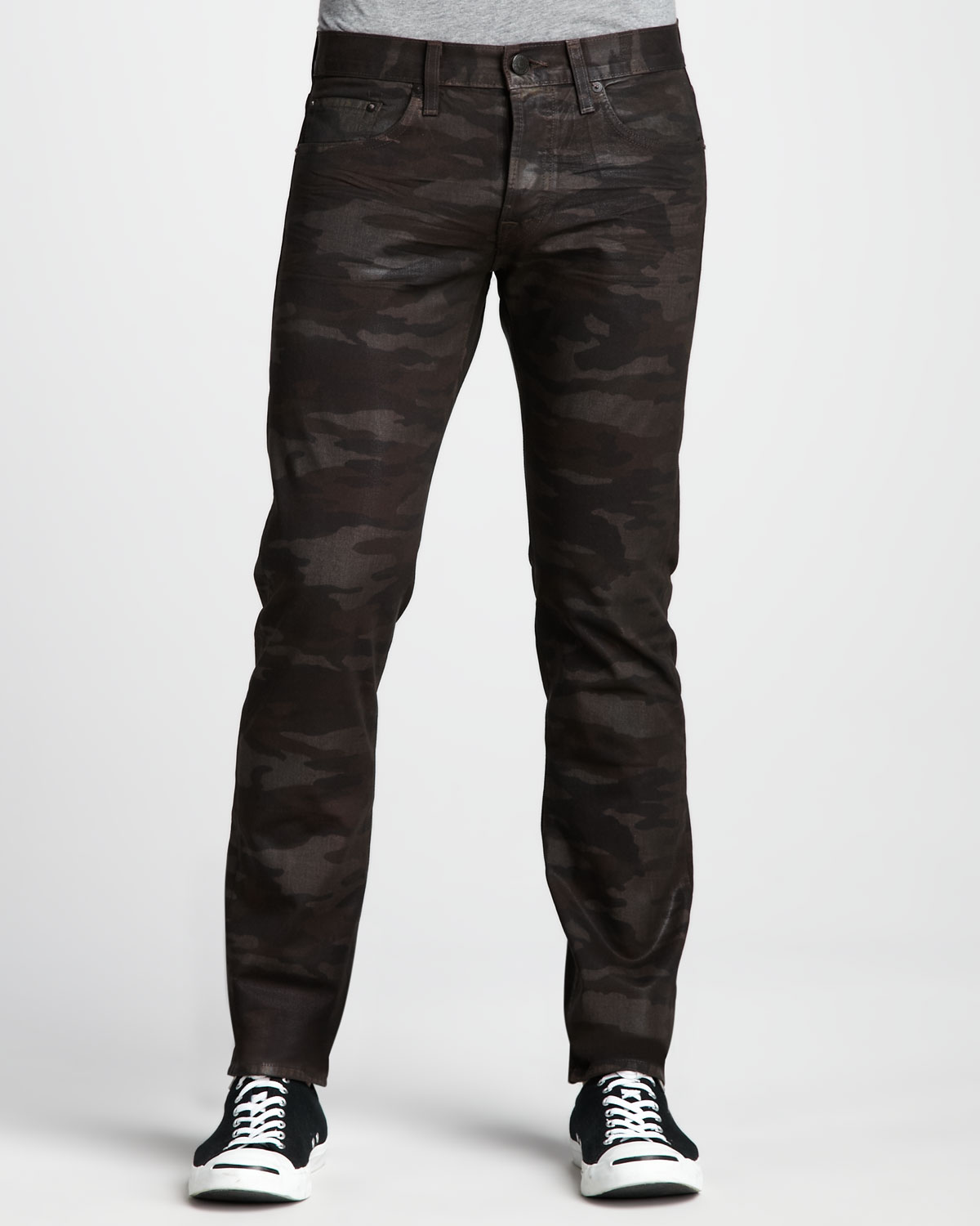 dark camo jeans