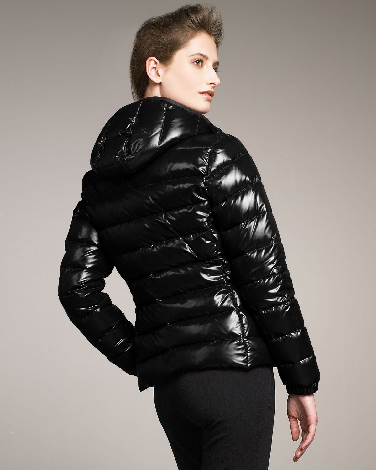 moncler hooded puffer