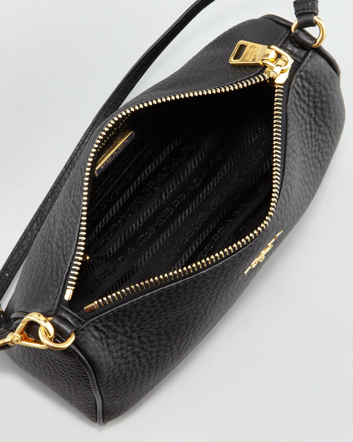 Prada Daino Mini Shoulder Bag in Nero (Black) - Lyst