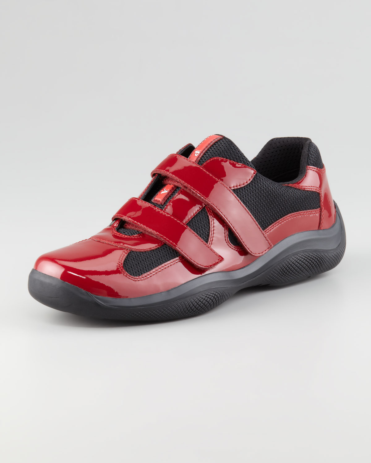 patent leather prada sneakers