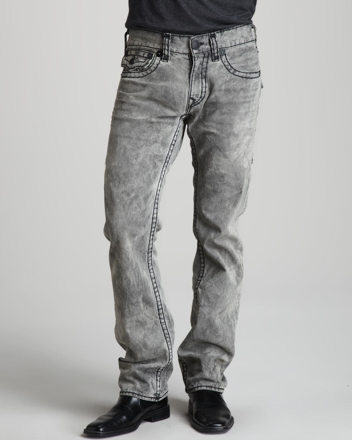 true-religion-ricky-marled-supert-jeans-in-gray-for-men-lyst