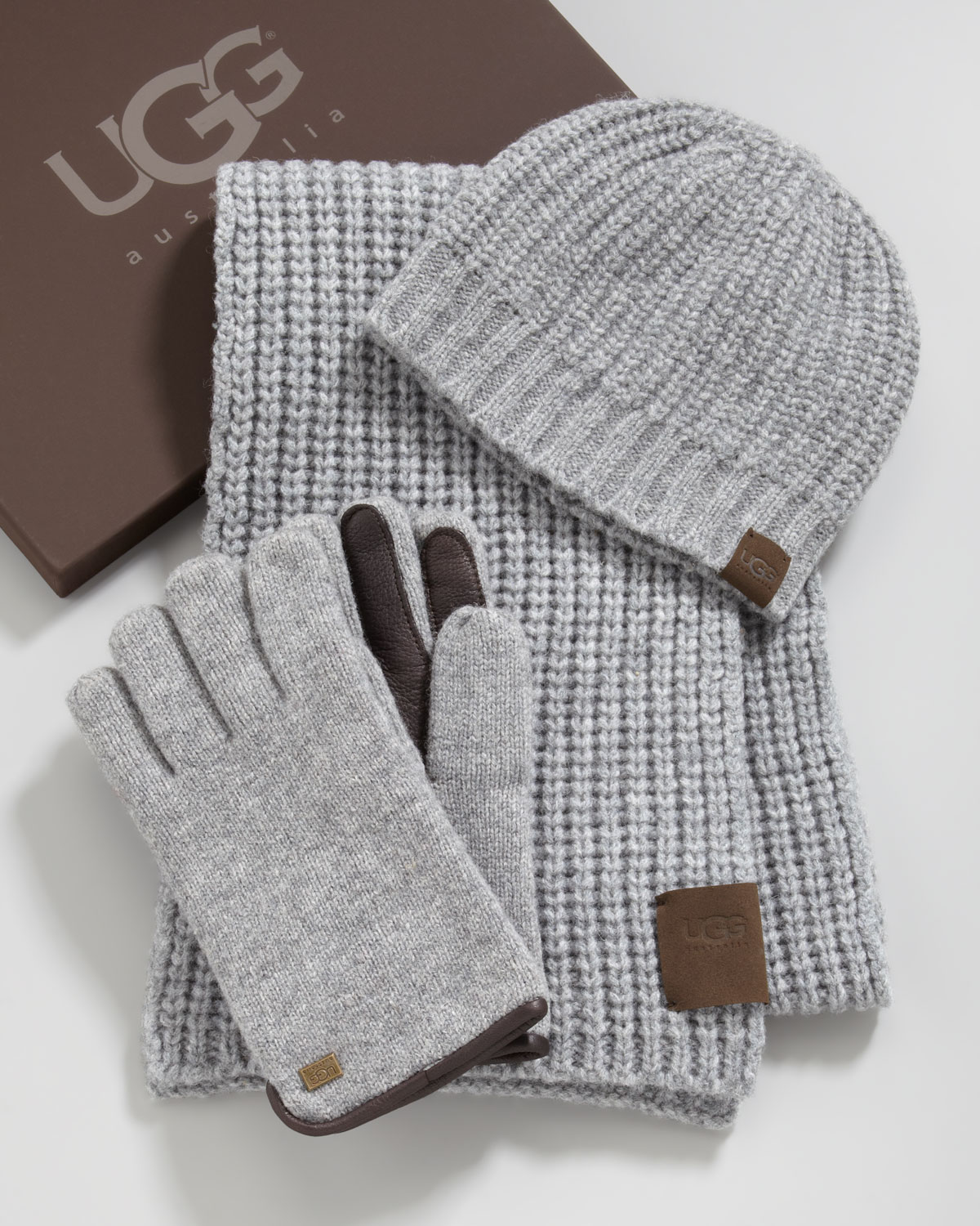 Lyst Ugg Hat Scarf Gloves Box Set in Gray for Men