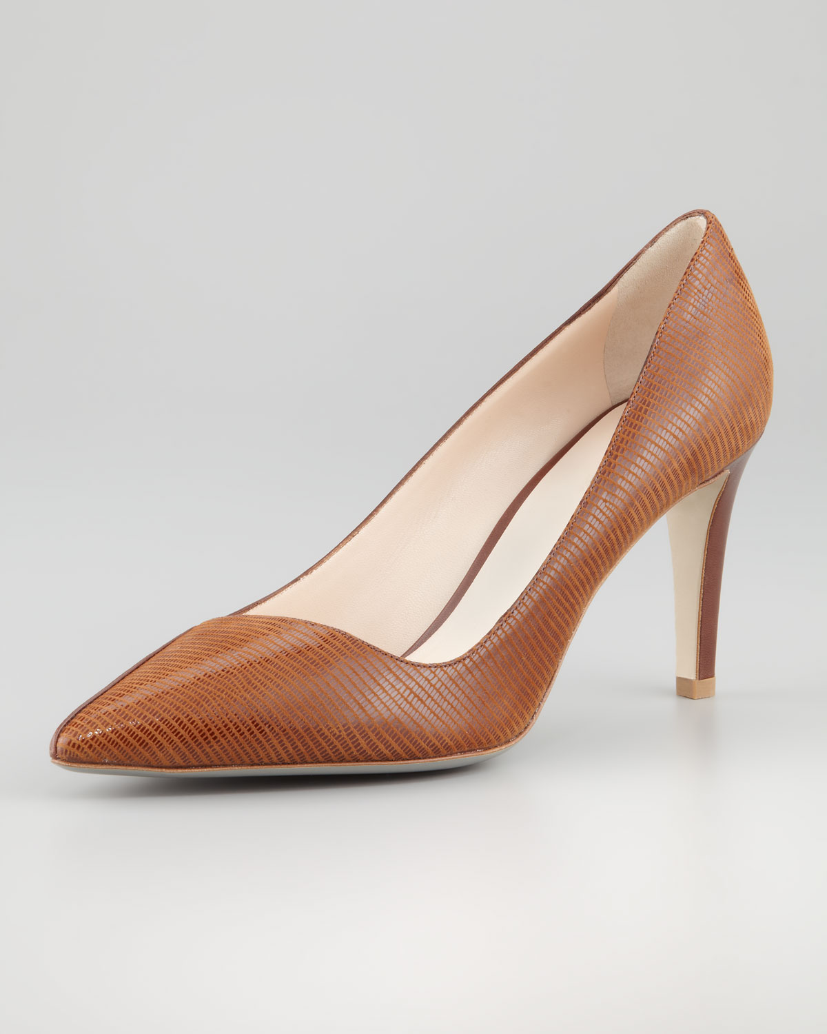 cognac pumps