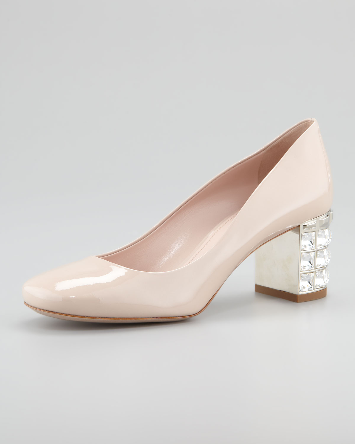 miu miu pink pumps