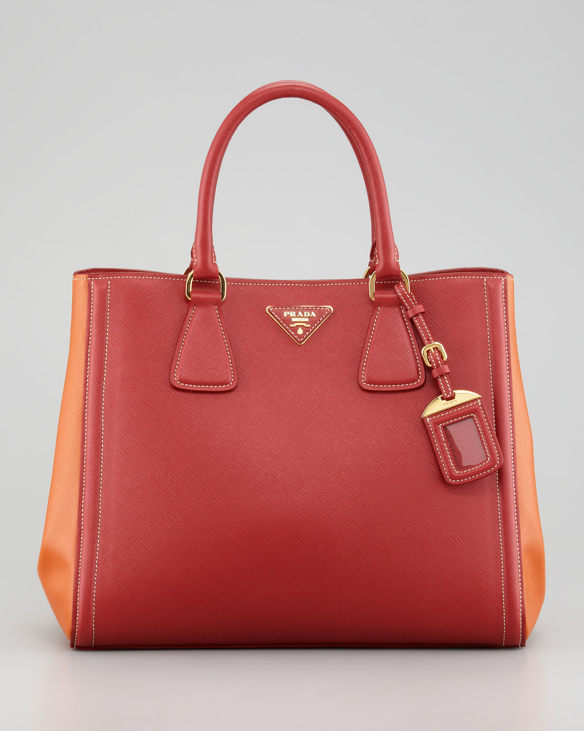 prada two tone bag