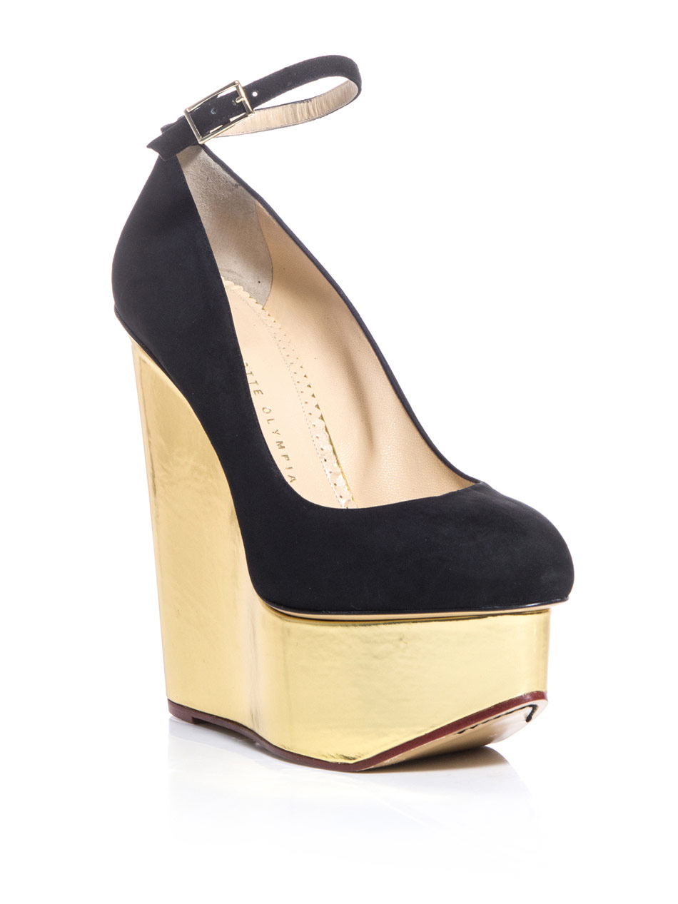 Charlotte Olympia Carmen Signature Shoes in Black - Lyst