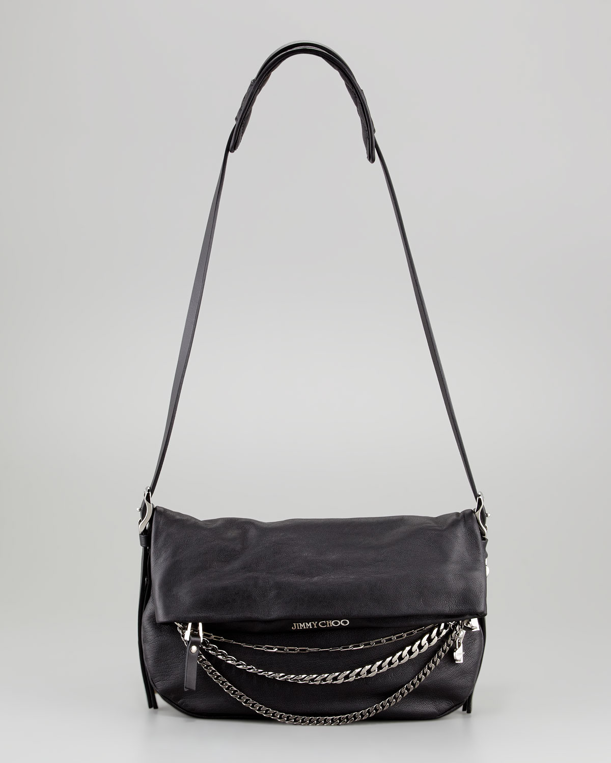 jimmy choo biker chain bag
