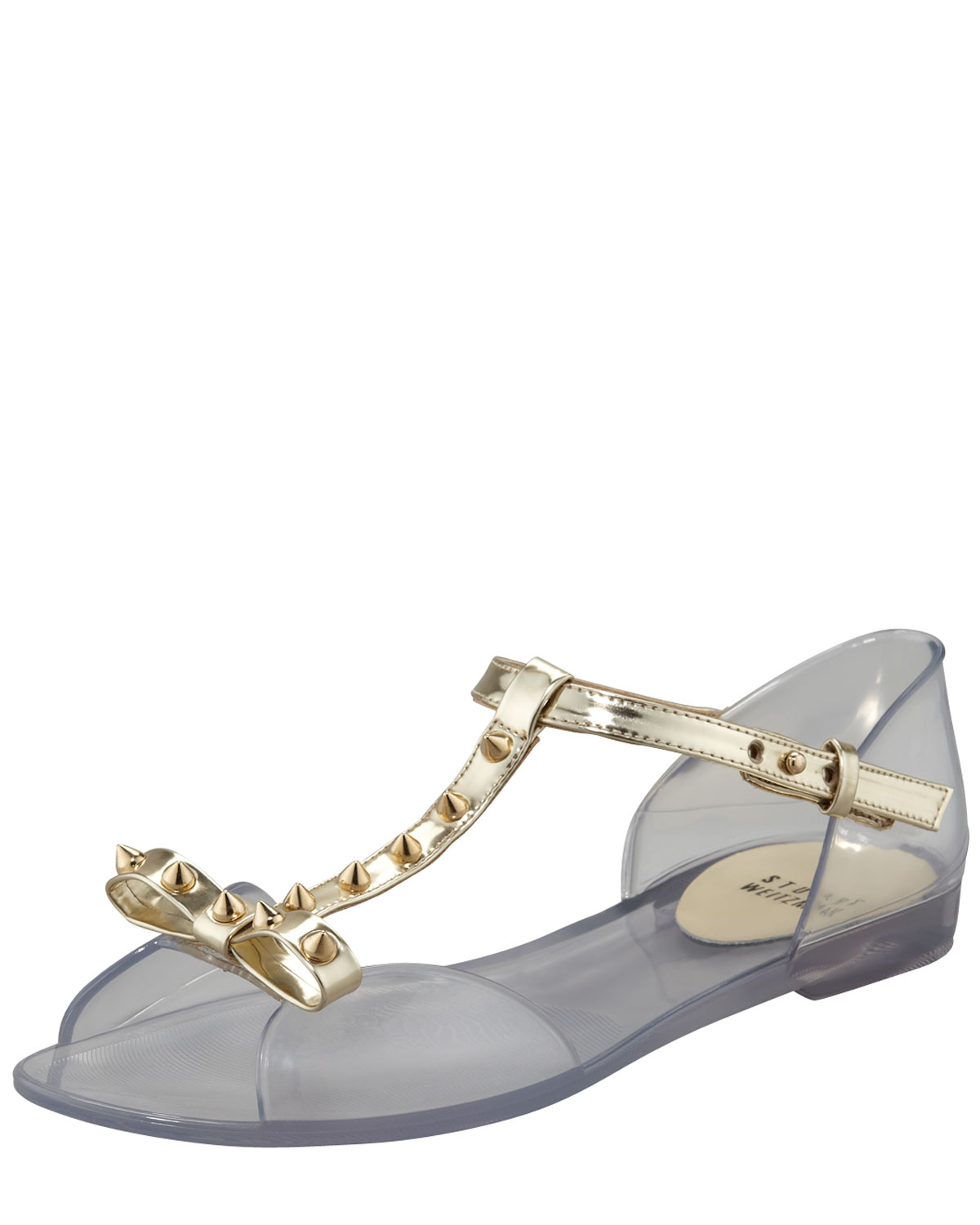 stuart weitzman plastic sandals