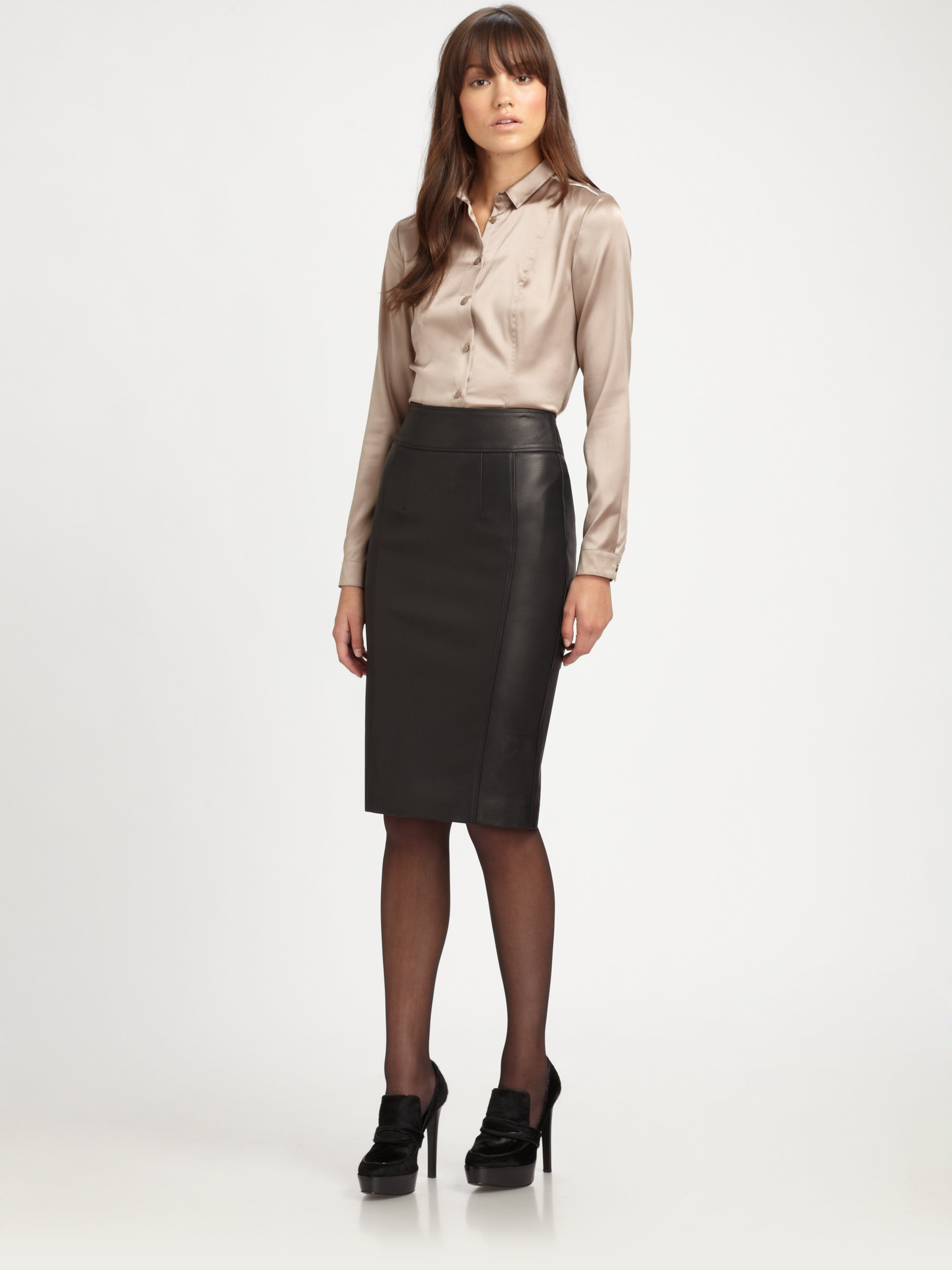 burberry pencil skirt