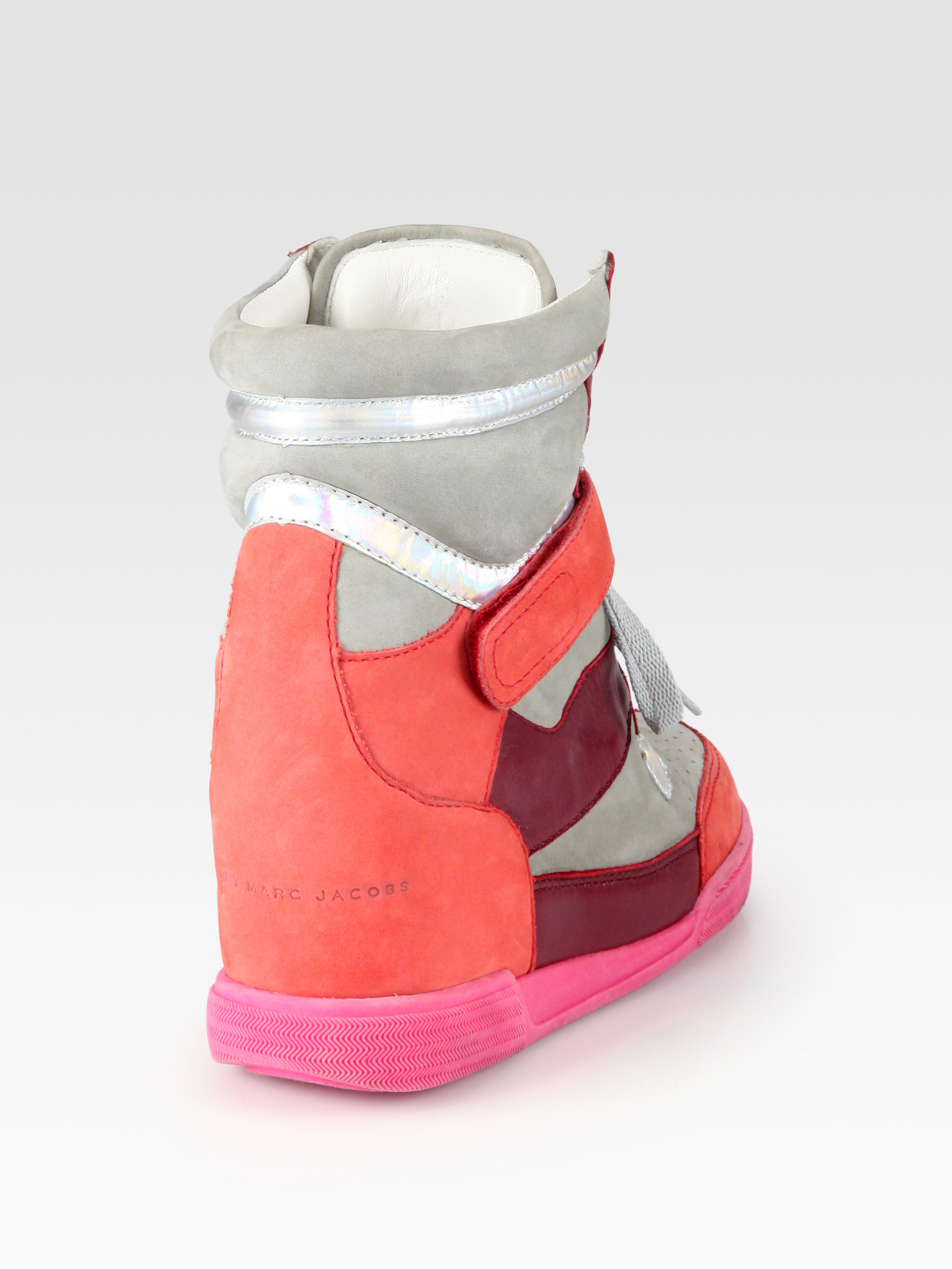 Lyst - Marc by marc jacobs Wedge Trainer in Pink