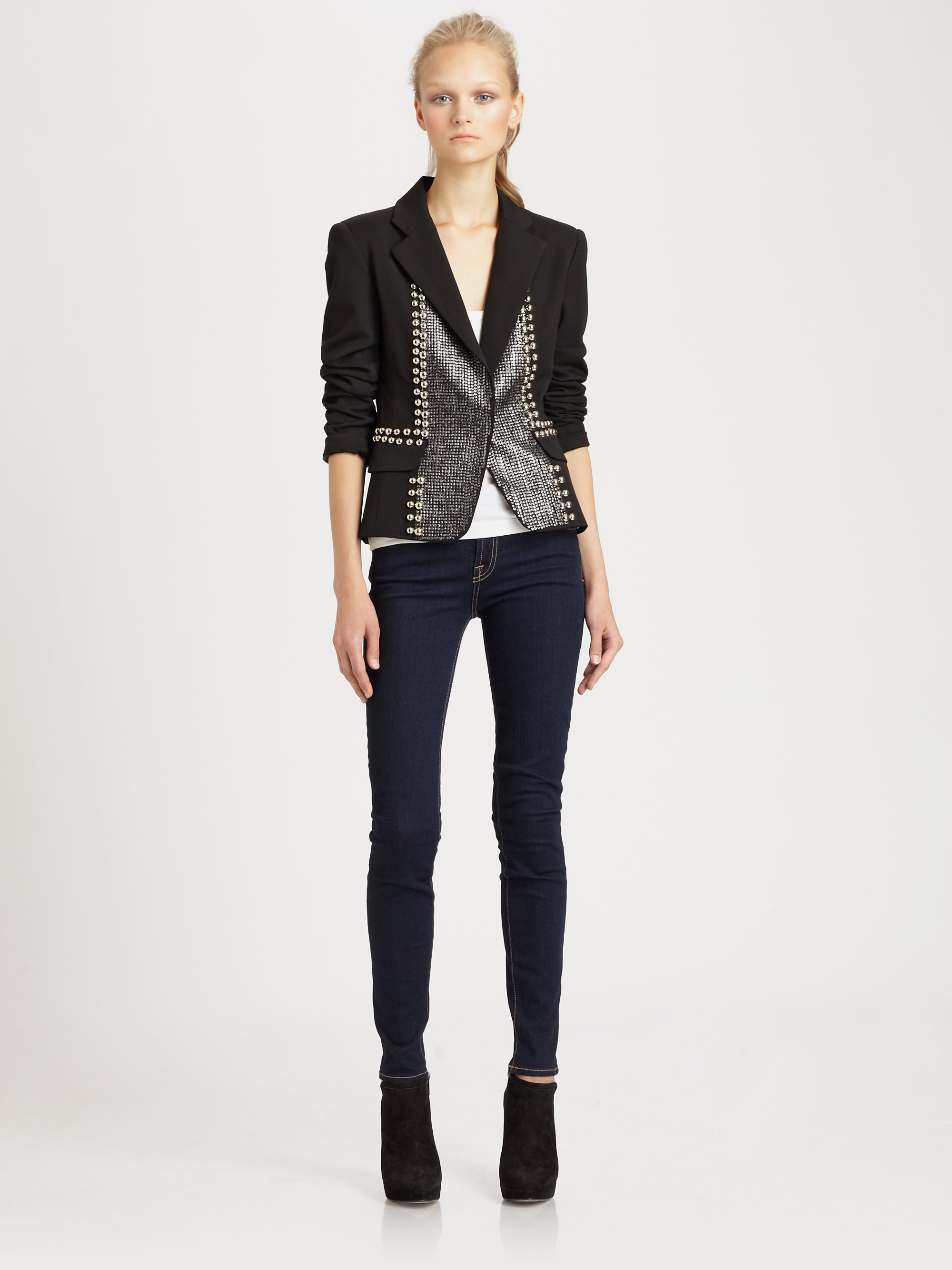 Nanette lepore Fame Blazer in Black Lyst Nanette lepore Fame Blazer in Black Lyst