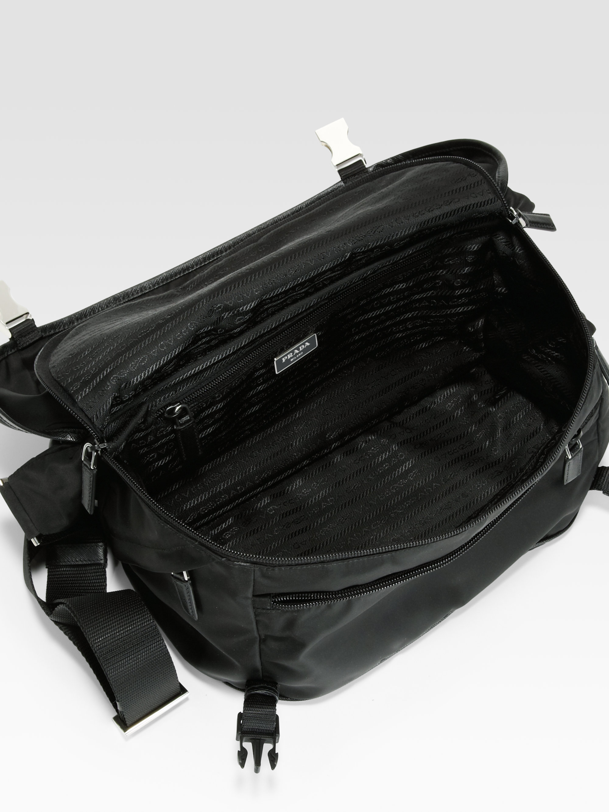 PRADA: shoulder bag for men - Black