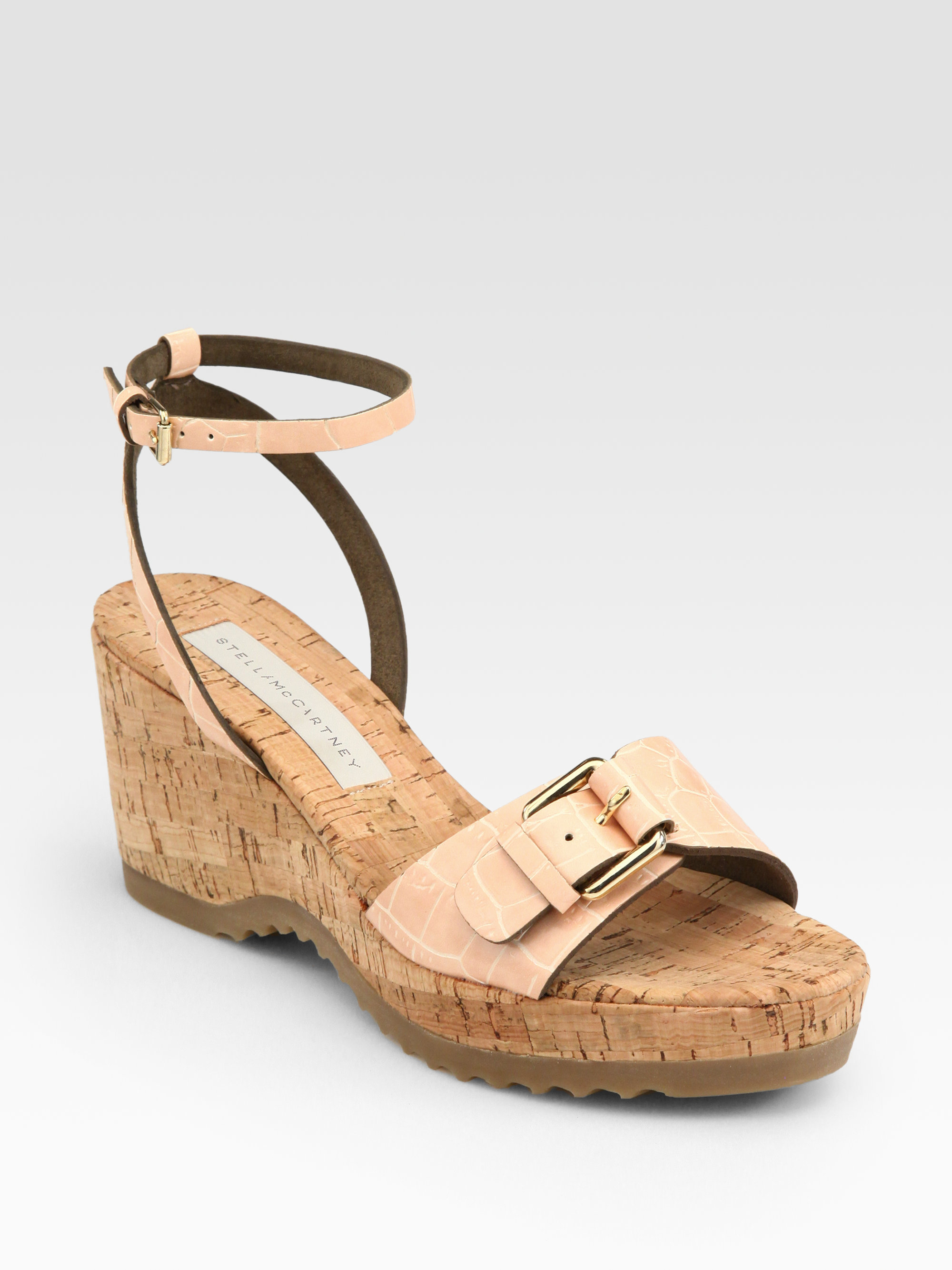 stella mccartney wedge sandals