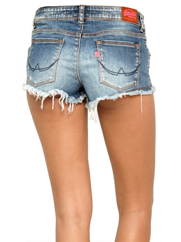 superdry denim shorts