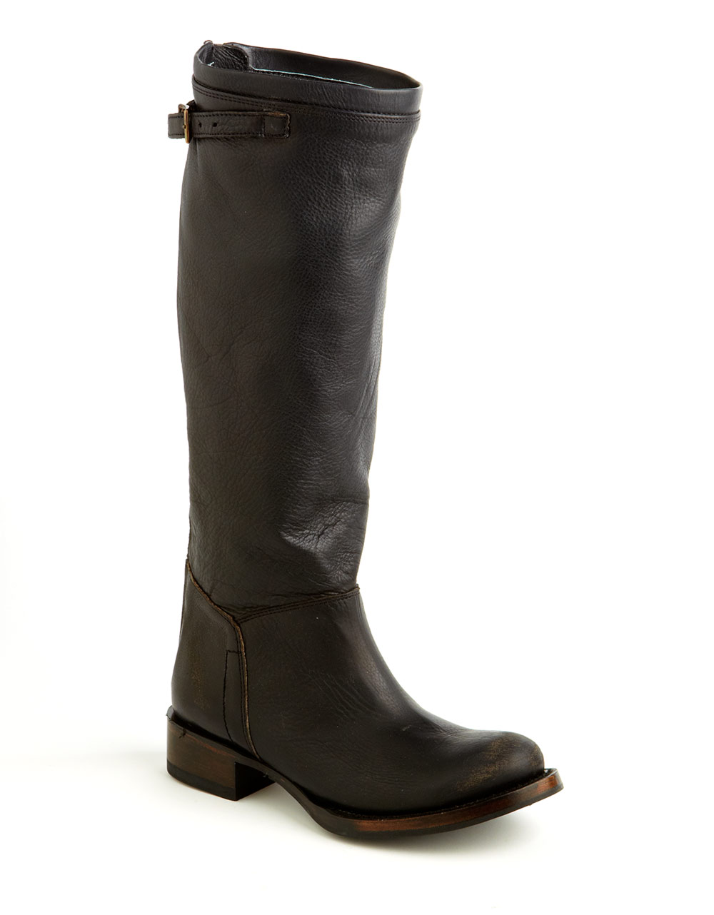 Ash Scott Leather Riding Boots in Black (black leather) | Lyst