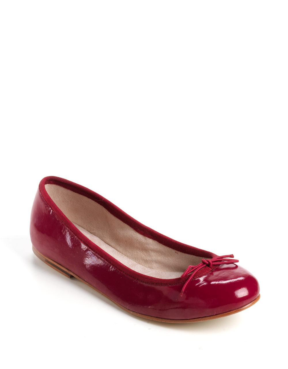 Bloch Patent Leather Ballet Flats in Red (raspberry patent) | Lyst
