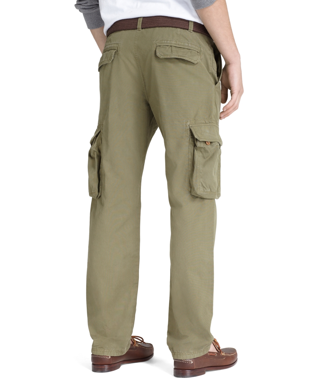 Brooks Brothers Milano Fit Winter Warrior Cargo Pants in Army Green ...