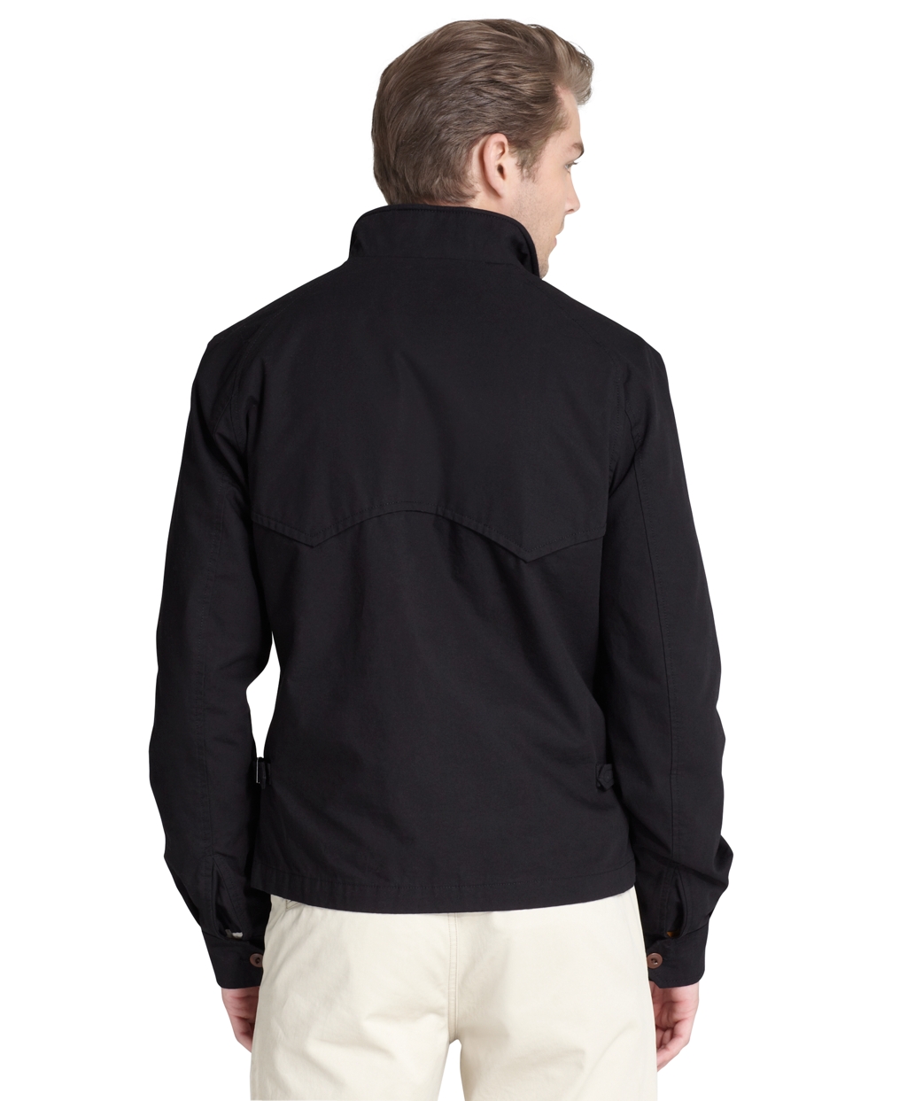 Lyst Brooks Brothers Lightweight Cotton Jacket in Black for Men