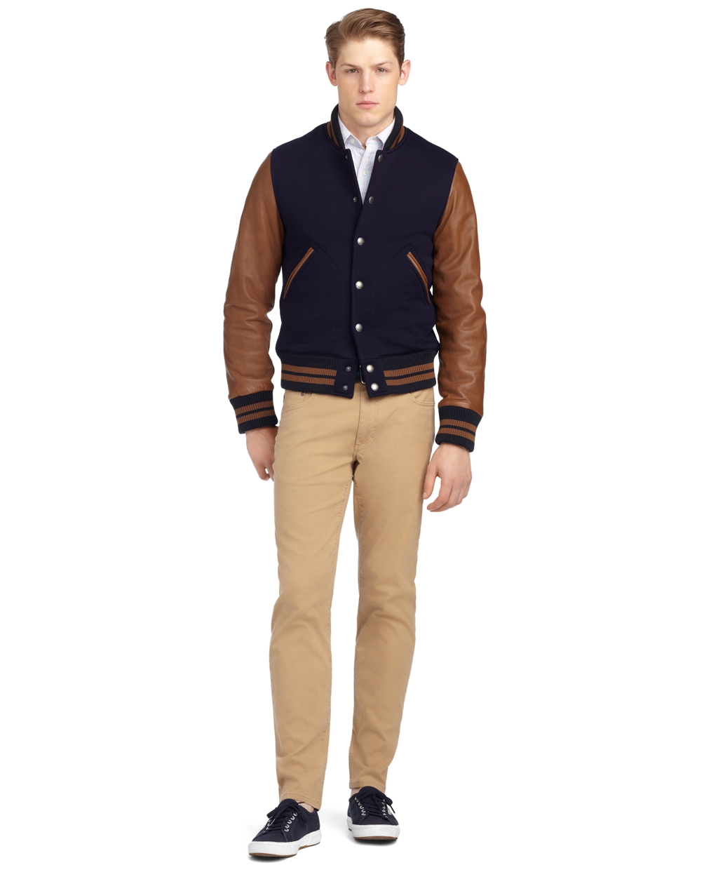 brooks brothers varsity jacket