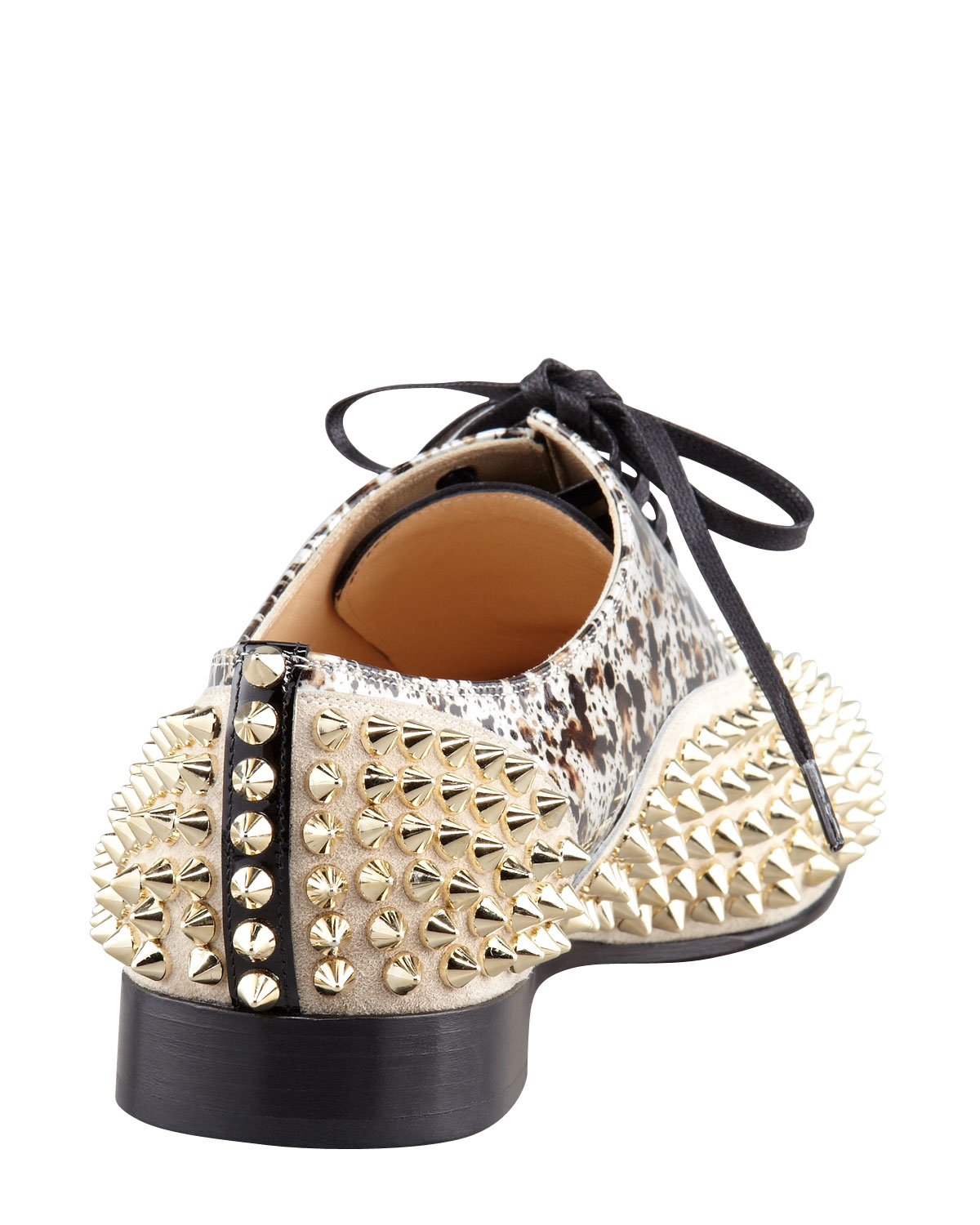 studded louboutin flats