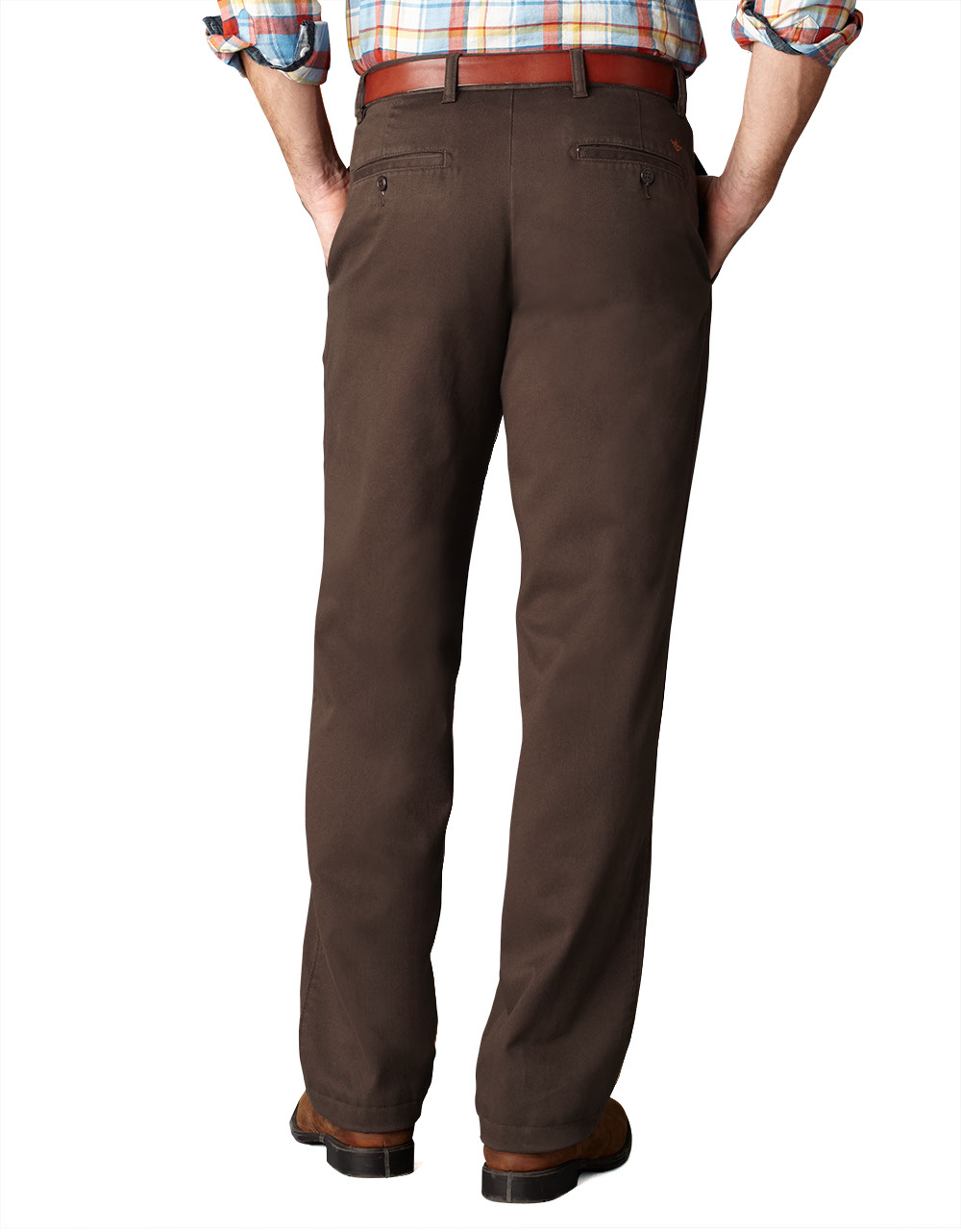Lyst - Dockers Classic Fit Khaki Pants in Brown for Men