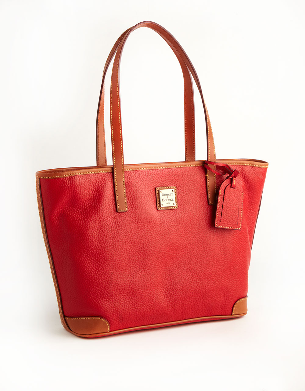 Dooney & Bourke Charleston Shopper Leather Tote Bag in Red Lyst