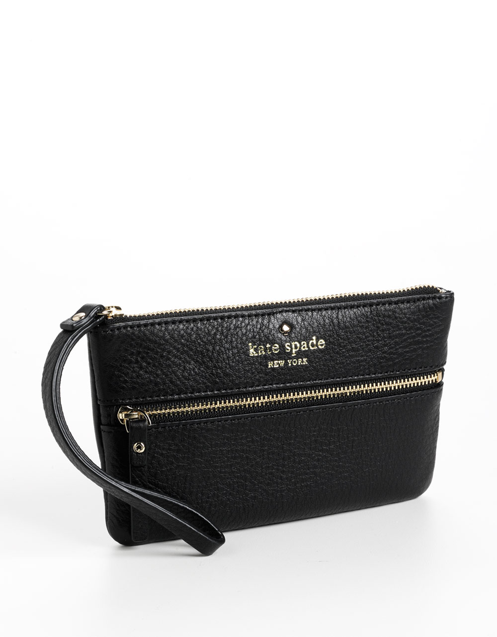 Kate Spade Bee Cobble Hill Leather Wristlet in Black Lyst