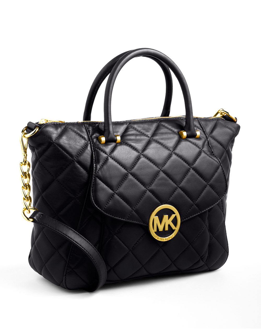 michael kors satchel black bag