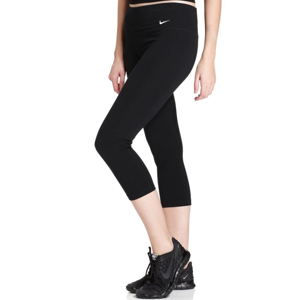 nike dri fit cotton capri