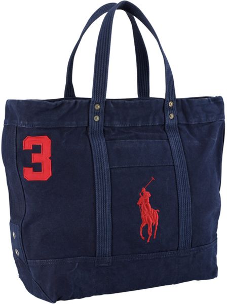 Polo Ralph Lauren Big Pony Cotton Canvas Tote Bag in for Men (aviator ...