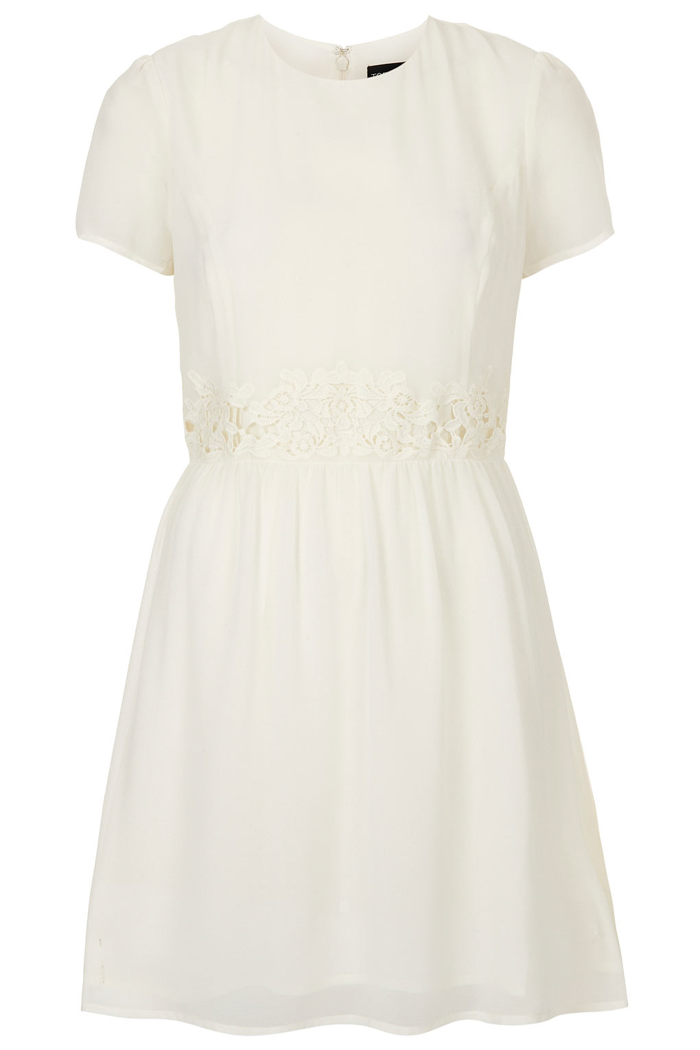 topshop cream dress