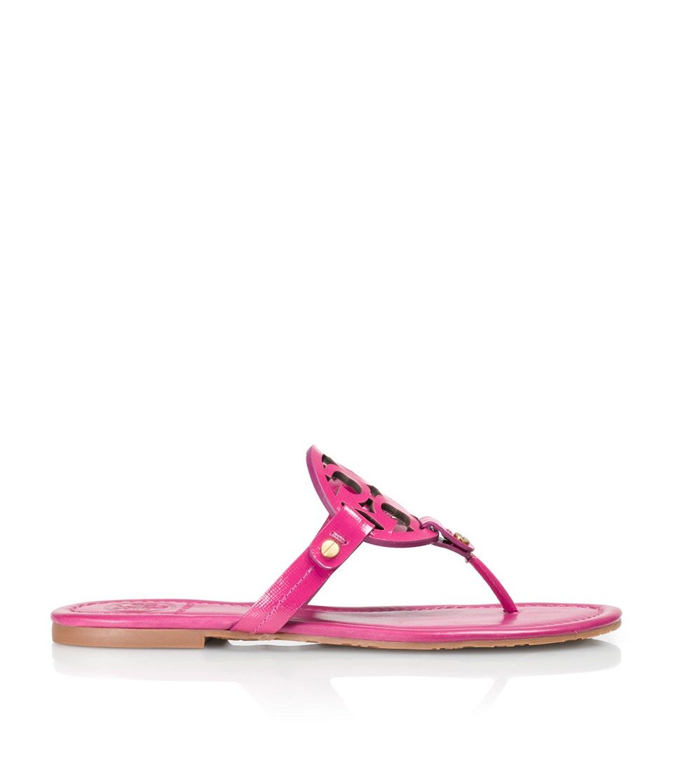 hot pink tory burch sandals
