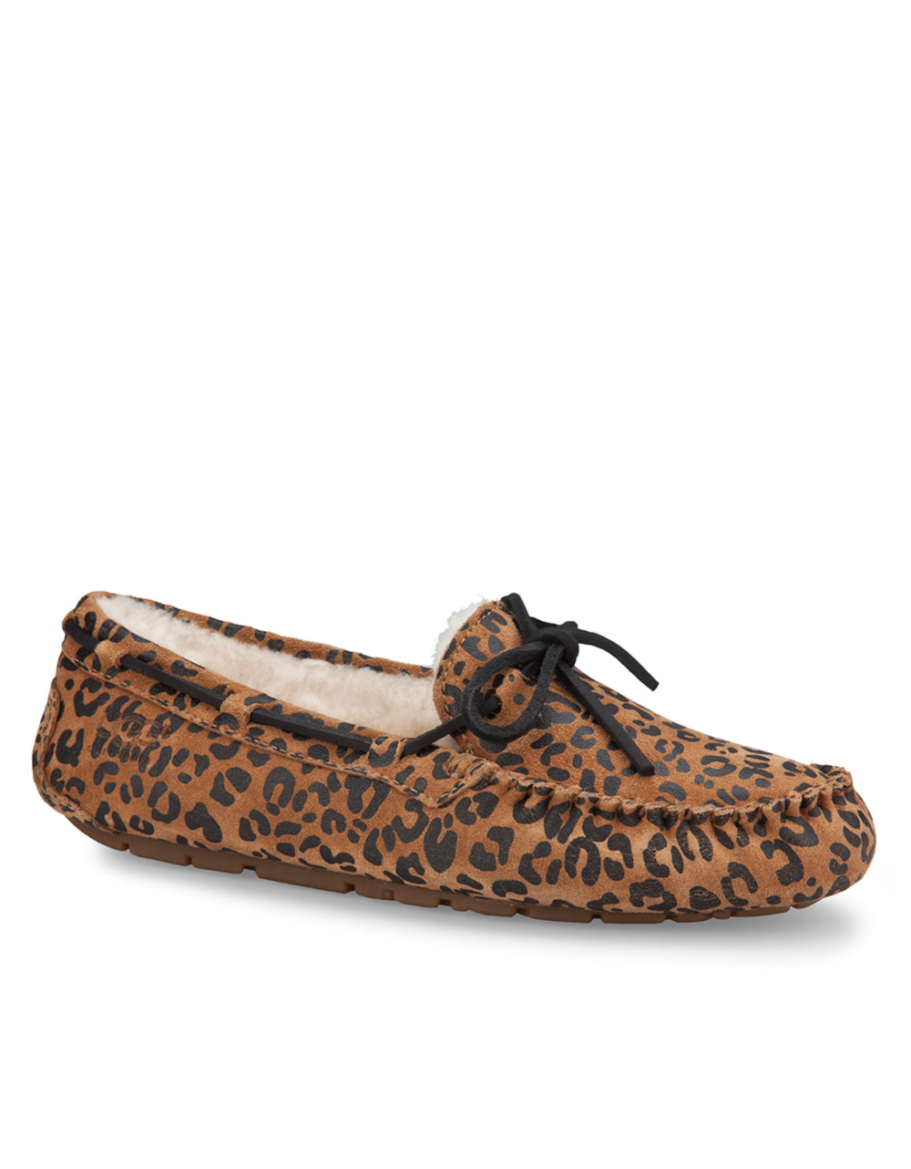 Ugg Dakota Animal Print Suede Moccasin Slippers in Animal (animal suede ...