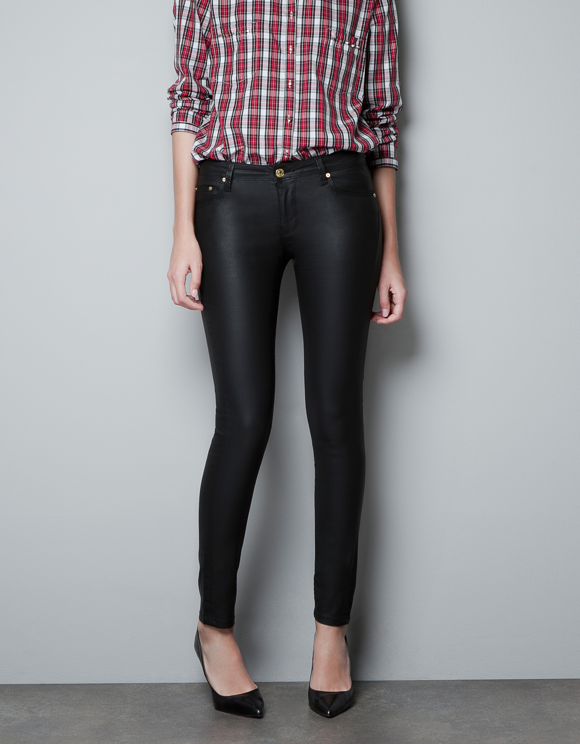 zara paint coat Coating Black Lyst Trousers in Zara zara paint coat Coating Black Lyst Trousers in Zara