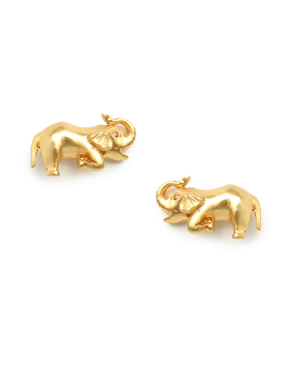 BaubleBar Julie Vos Gold Elephant Studs 