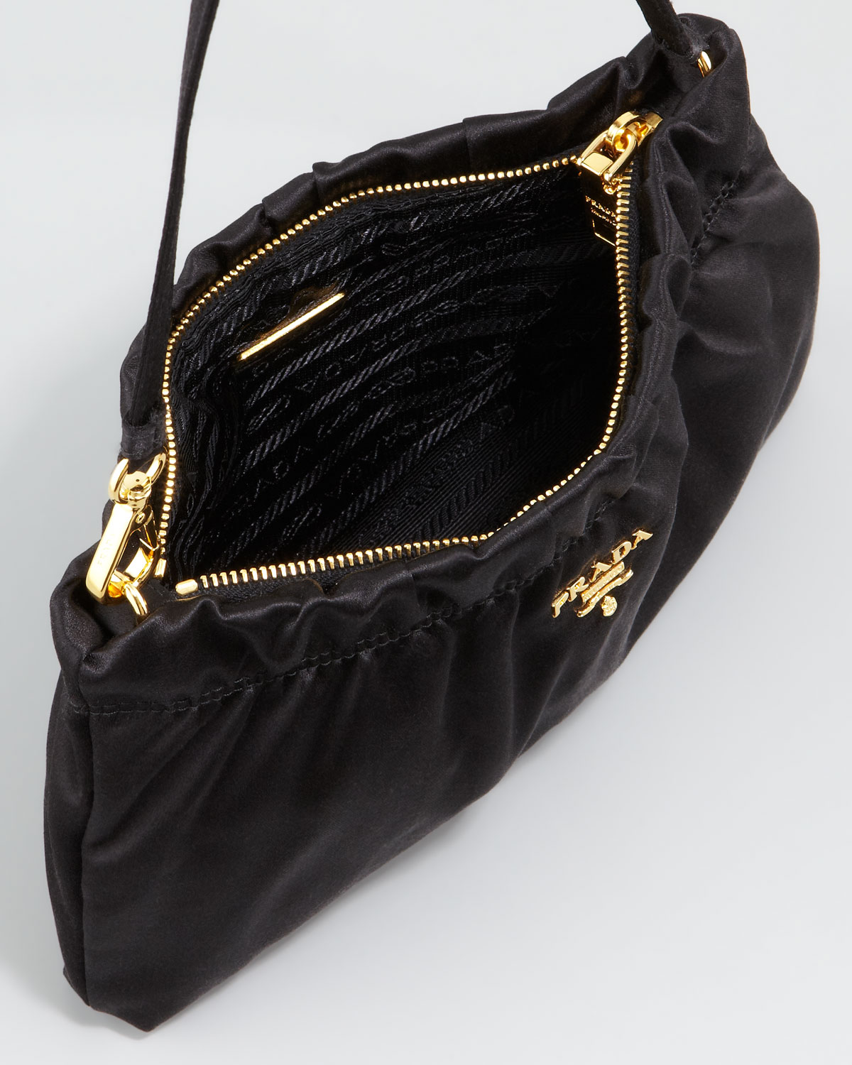 prada ruched bag