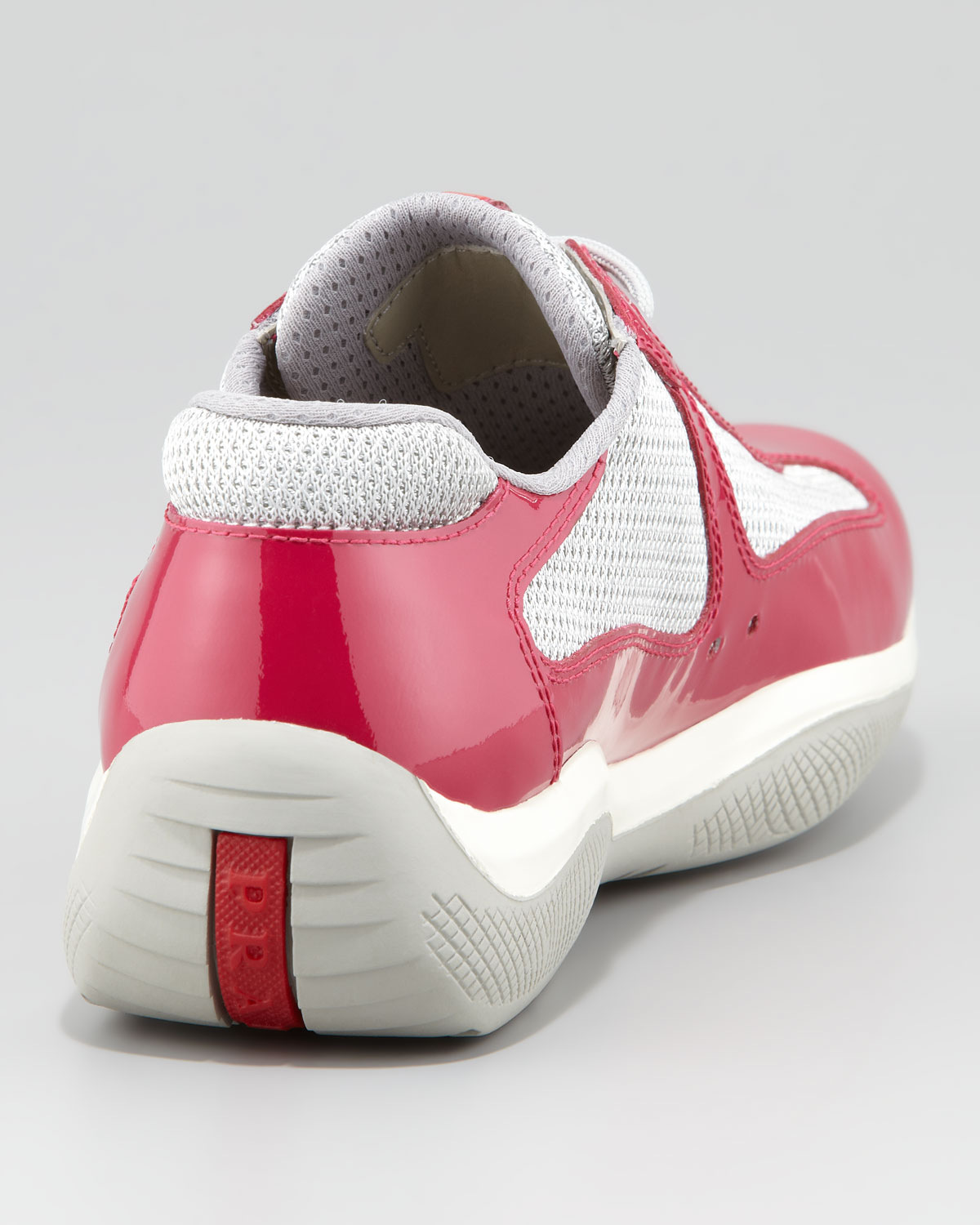prada pink and black sneakers
