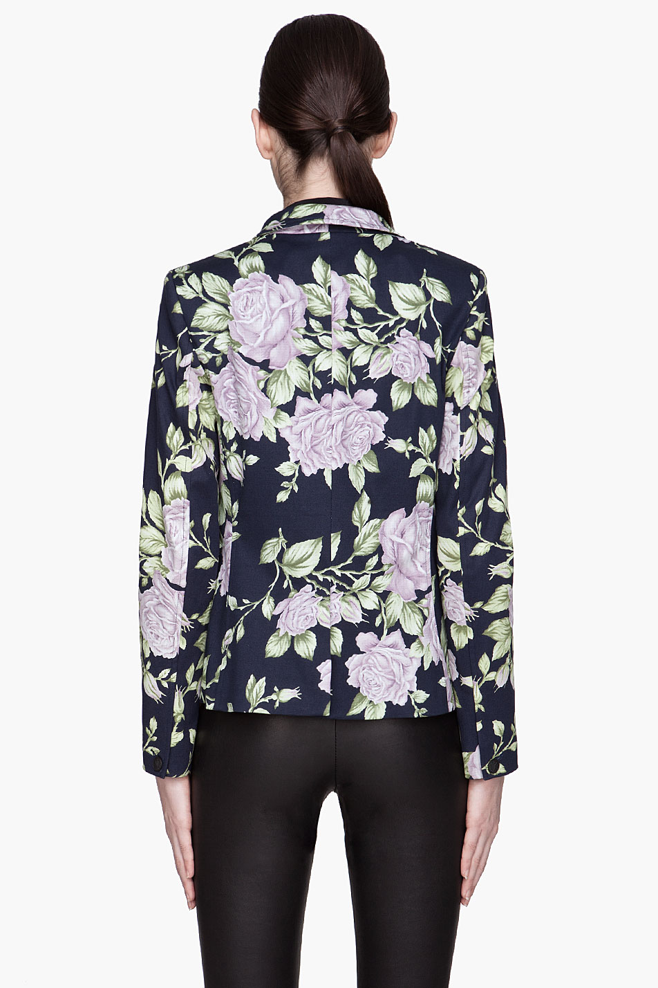 Rag & Bone Navy Blue Floral Bailey Blazer - Lyst