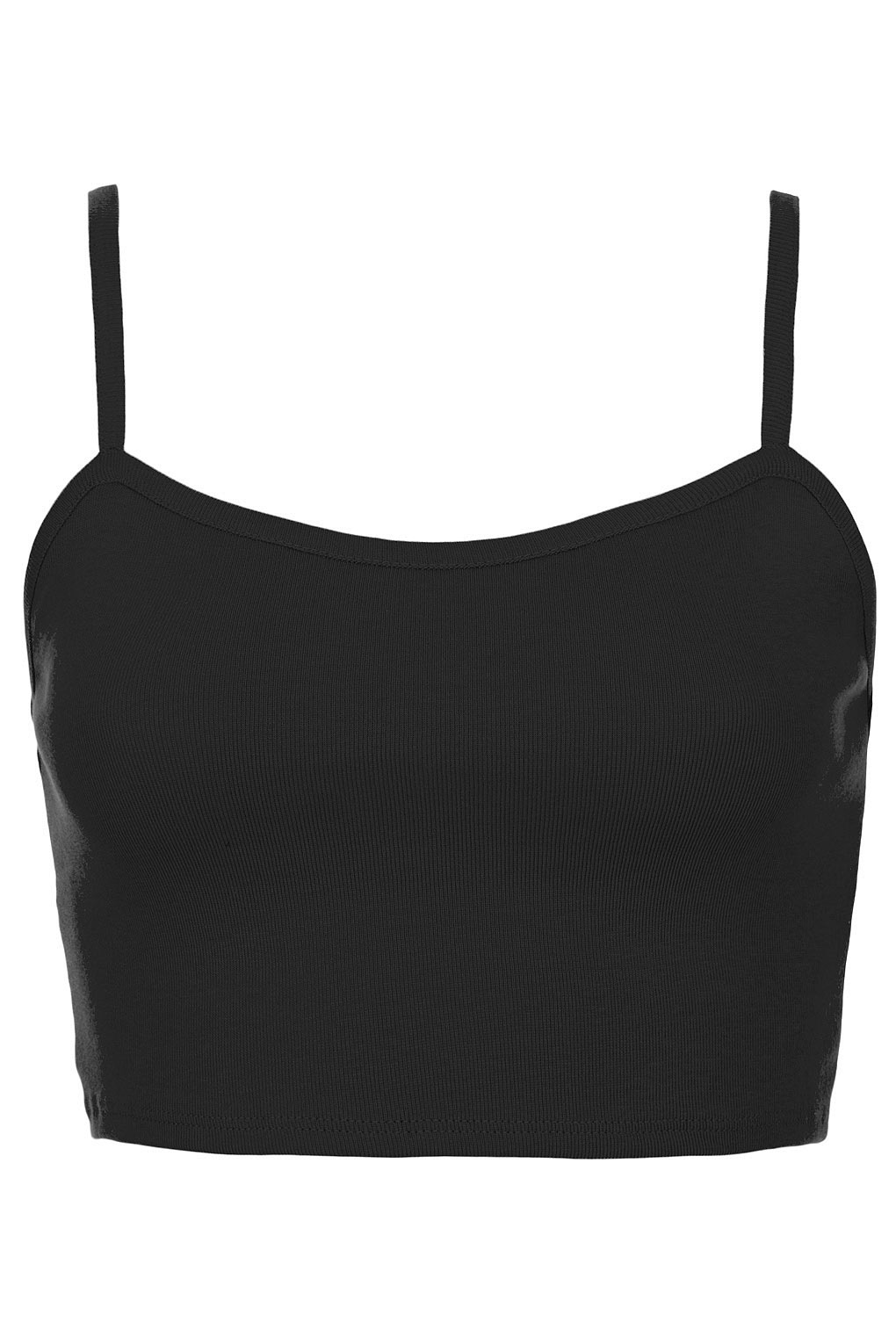 Topshop Bralet Crop Top in Black | Lyst