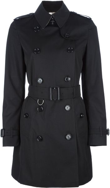 Burberry Buckingham Trench Coat in Black | Lyst