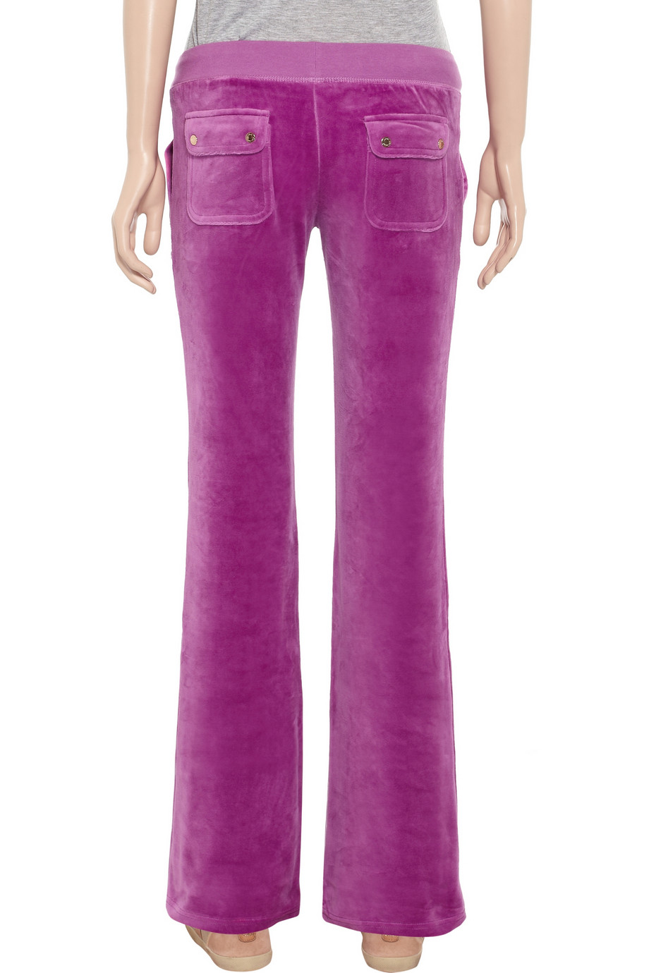 velvet flare joggers