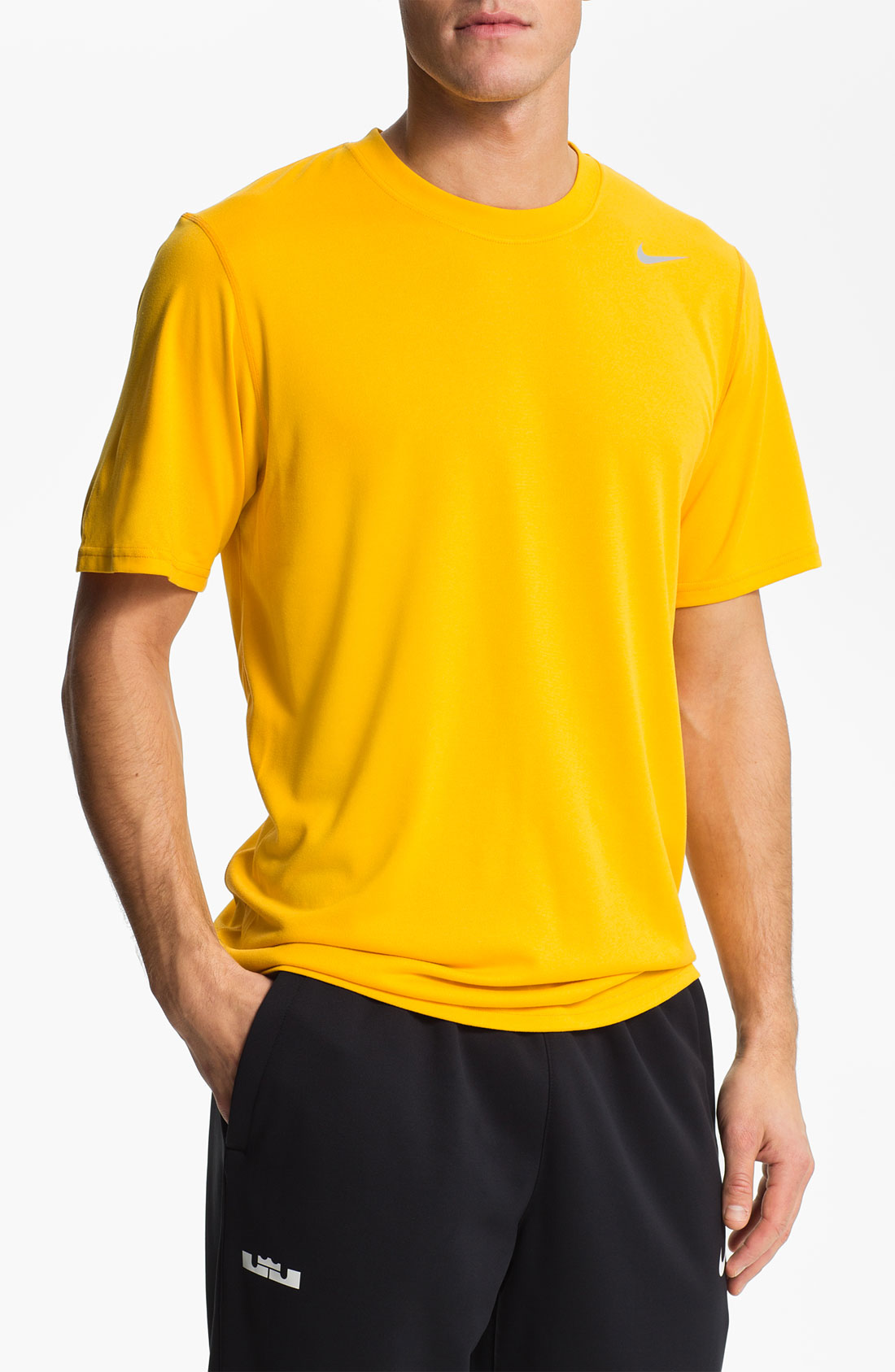 Nike 'Legends' Dri-Fit T-Shirt in Yellow for Men (university gold ...