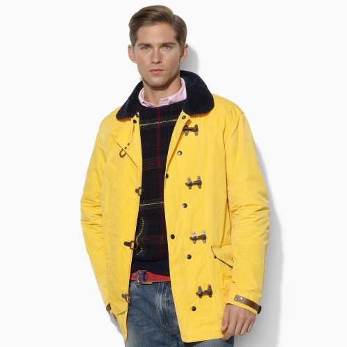 Polo Ralph Lauren Firemans Slicker Jacket in Yellow for Men - Lyst