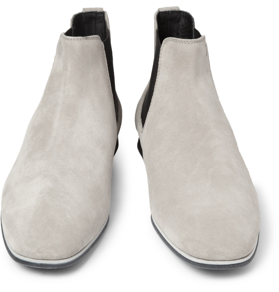 light grey mens chelsea boots
