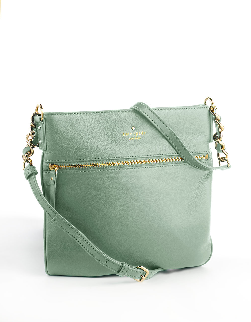 Kate spade new york Leather Crossbody Bag in Green Lyst