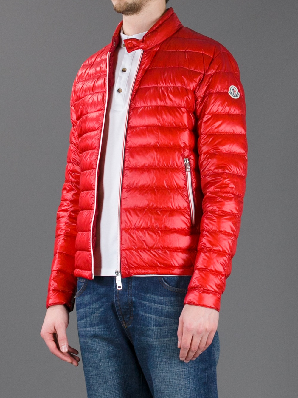 Lyst - Moncler Rigel Padded Jacket in Red for Men