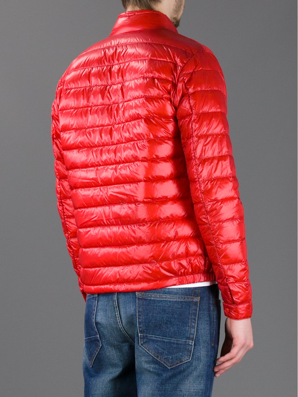 Moncler Rigel Padded Jacket in Red for Men - Lyst