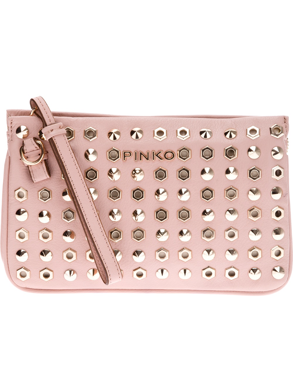 pinko chain clutch bag