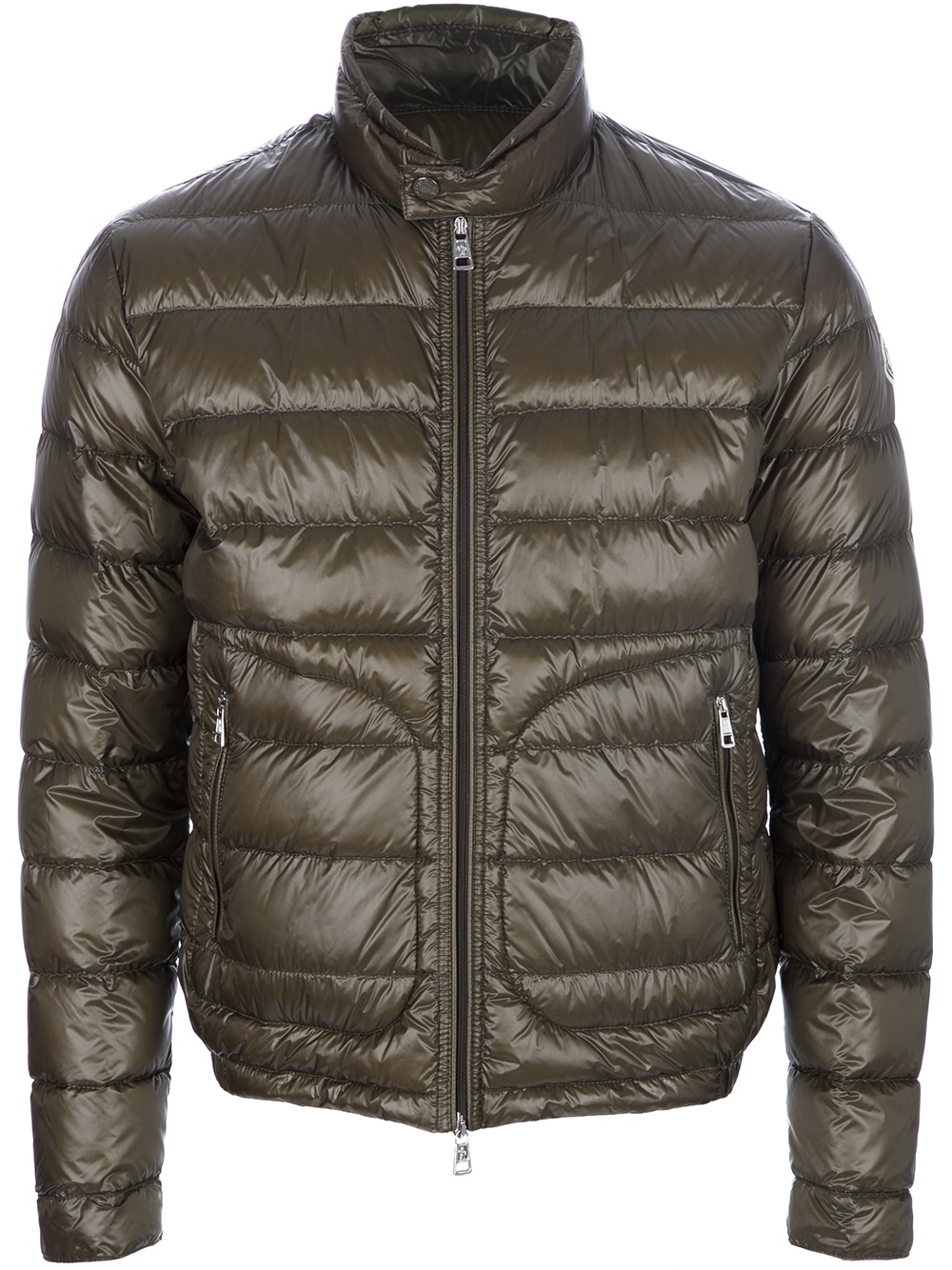 Moncler Acorus Padded Jacket in Khaki for Men | Lyst