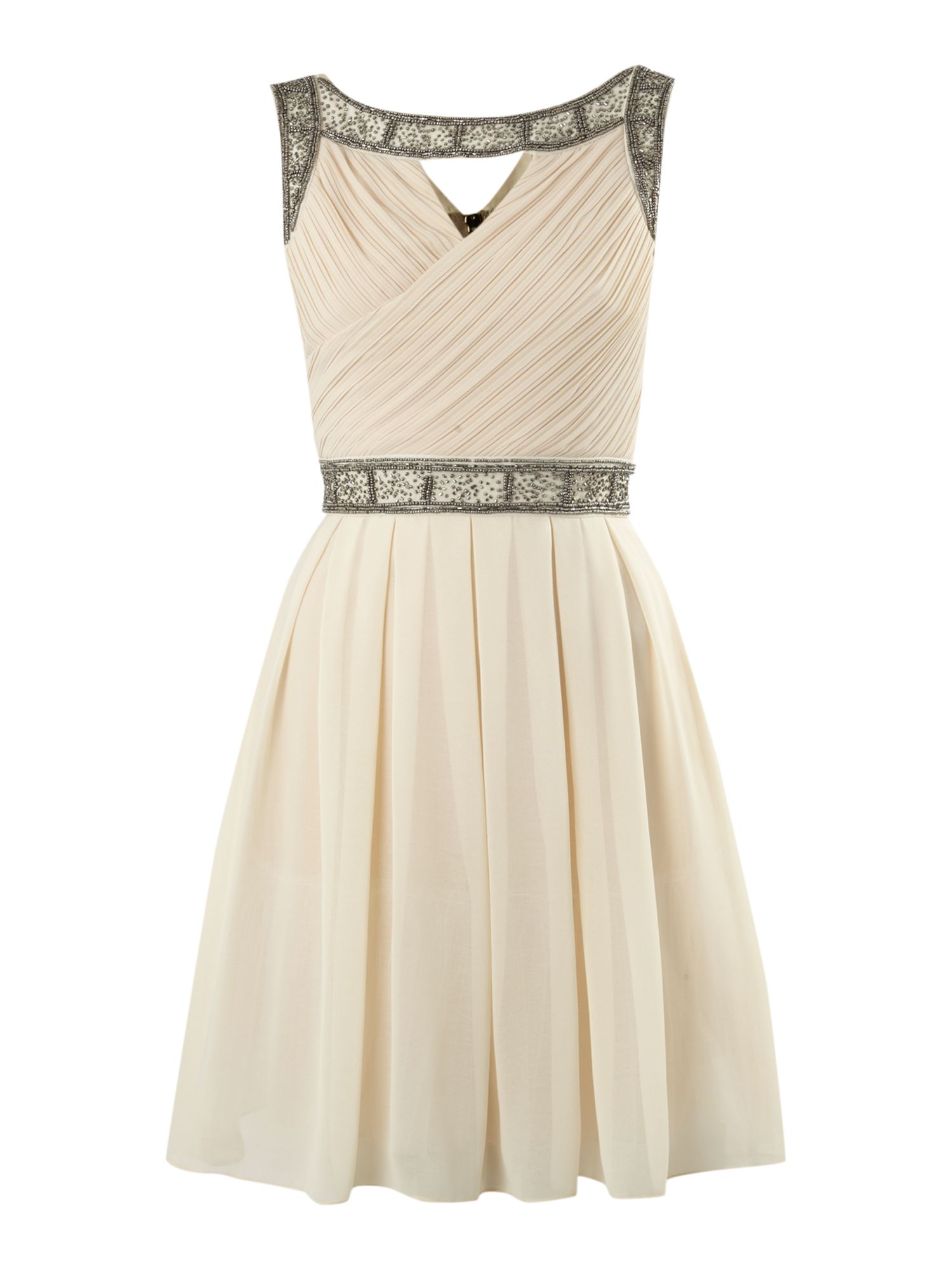 beige cream dress